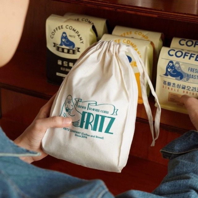 Fritz Coffee Company（プリッツコーヒーカンパニー）巾着ポーチ