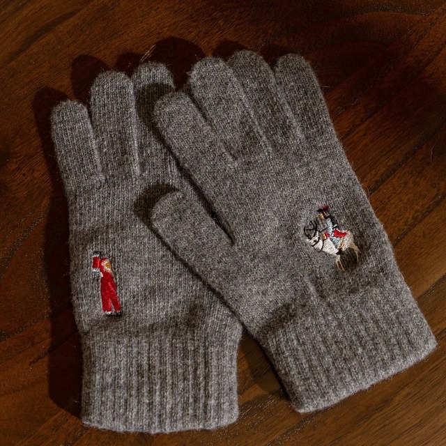 朝鮮クリスマス刺繍 手袋