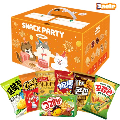 韓国人気お菓子ミニボックス m1（7種）