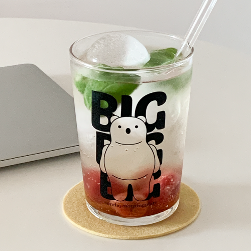 Animal Big Series 子グマ ガラスカップ