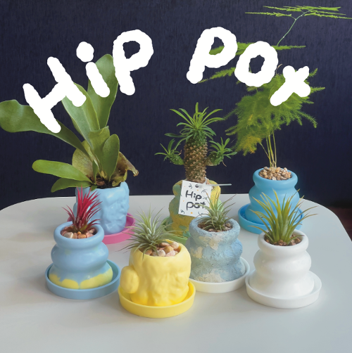 HIP-POT ミニ植木鉢（7種より選択）