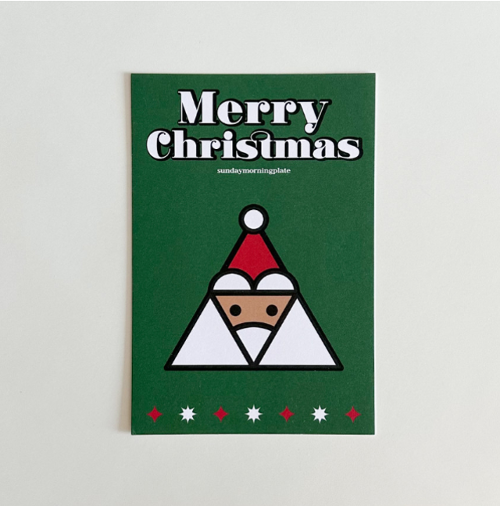 X-MASサンタ クリスマスカード